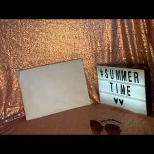 🤍✨🤍Large white clutch🤍✨🤍